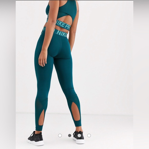 Nike Pro Intertwist 2.0 Training Crossover Set in Teal - Picture 4 of 8